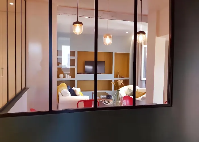 Apartment Design Rouen-gare Avec Parking Prive *